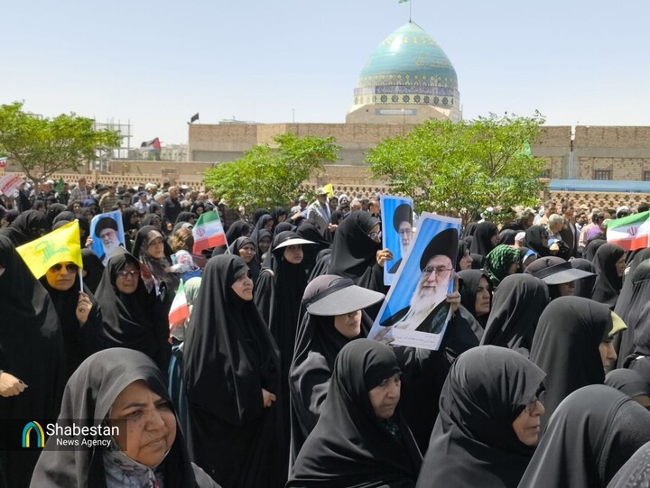 راهپیمایی مردم بیرجند؛«خشم» علیه ستم و «نصر» در کنار مظلومان غزه
