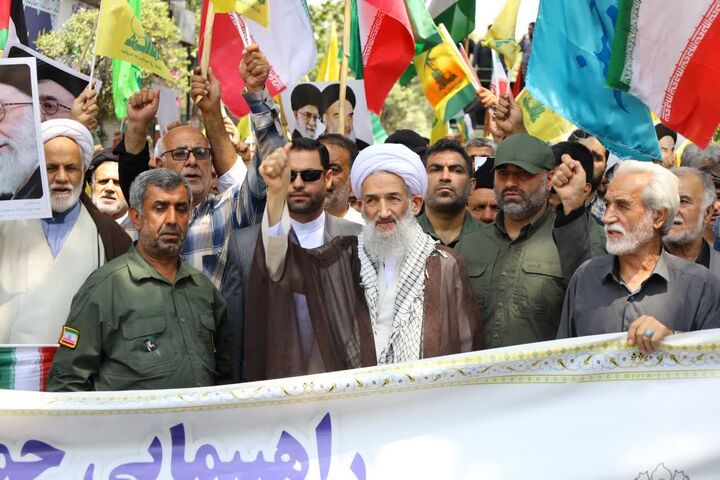 فریاد مازندرانی ها در حمایت از کودکان و مردم بی دفاع غزه در جمعه خشم