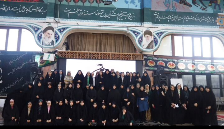 برپایی اردوی ریحانه‌های دانش‌آموزی در جوار شهدای رشت