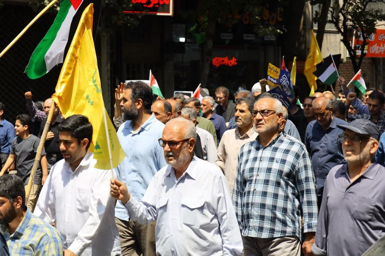 فریاد مازندرانی ها در حمایت از کودکان و مردم بی دفاع غزه در جمعه خشم