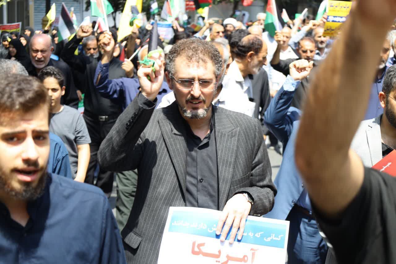 فریاد مازندرانی ها در حمایت از کودکان و مردم بی دفاع غزه در جمعه خشم