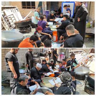 جهاد تبیین بچه‌های مسجد در نجف با برپایی موکب انصارالحسین(ع)