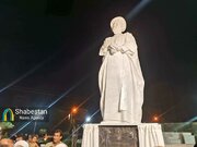 رونمایی از مجسمه "سید صدق و صفا" در کرمان