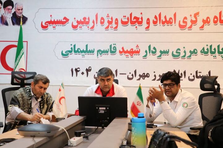 آماده‌باش هلال‌احمر برای خدمت‌رسانی به زائران مرز مهران