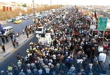 آغاز راهپیمایی موکب بنی عامر از بصره