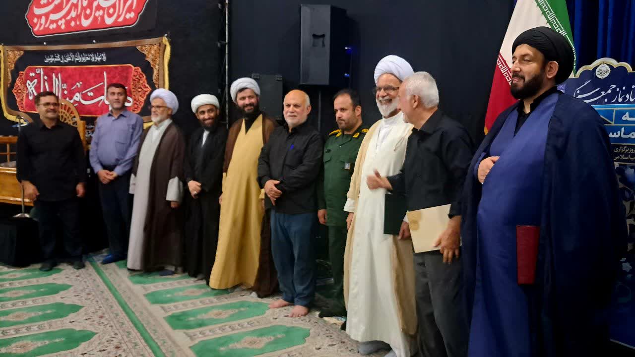 مراسم گرامیداشت ائمه و روئسای ستاد نماز جمعه سنگر برگزار شد+فیلم