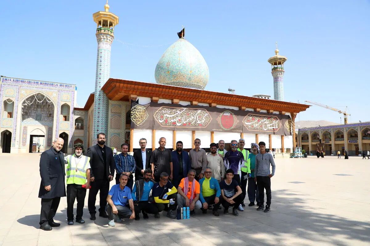 سفر با خوش‌رکاب، تا بارگاه شوق؛ دوچرخه‌سواران فارس در مسیر کربلا