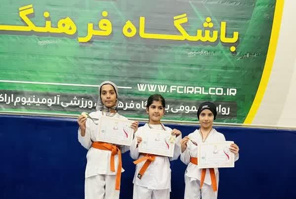 درخشش دختران کانون فرهنگی تخصصی ضحی مسجدالنبی(ص) در مسابقات کاراته