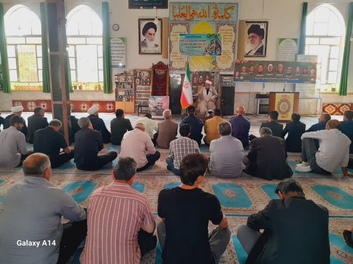 مراسم گرامیداشت اربعین شهدای اقتدار در لاهرود برگزار شد