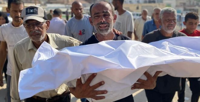 شهادت  ده‌ها نفر بر اثر بمباران امروز صهیونیست‌ها به غزه