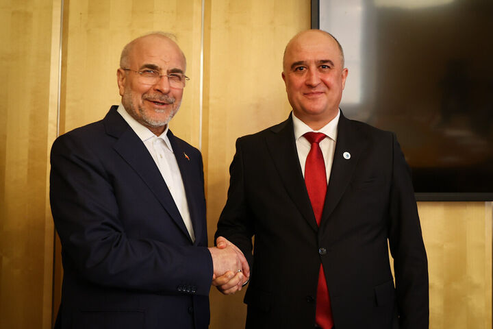 دیدار دکتر قالیباف با رئیس مجلس نمایندگان تاجیکستان 