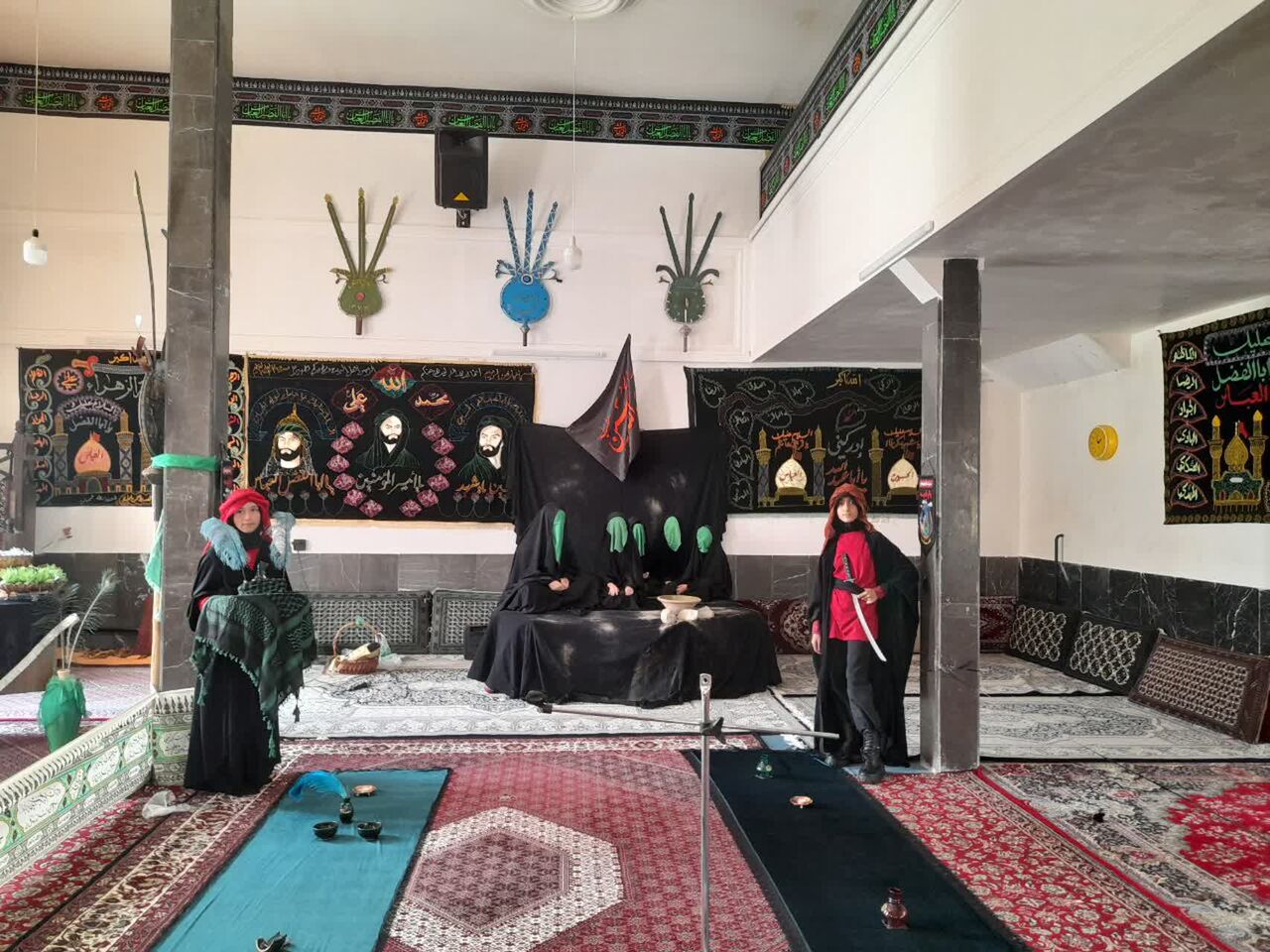 مادران و دختران کانونی در غم مظلومیت حضرت رقیه(س) گریستند