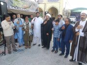 عشق بچه‌ مسجدی‌های اهل سنت به خادمی زائران اربعین در نقطه صفر مرزی