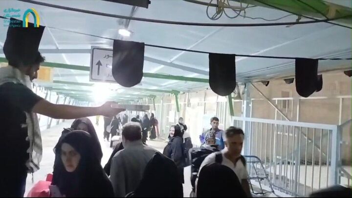 آغاز تردد زائران اربعین از مرز مهران