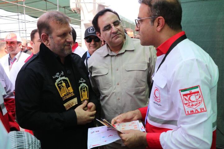 استقرار ۸۲۰۰ نیروی هلال‌احمر ایران در عراق برای اربعین