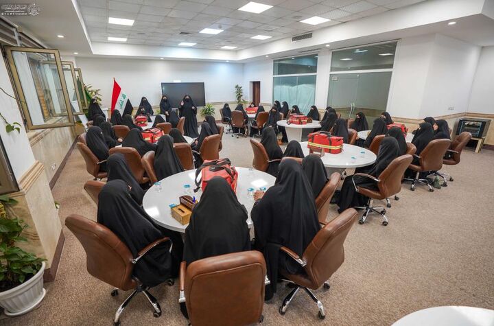 خدمات ویژه حرم مطهر امیرالمومنین(ع) به زائران زن در اربعین