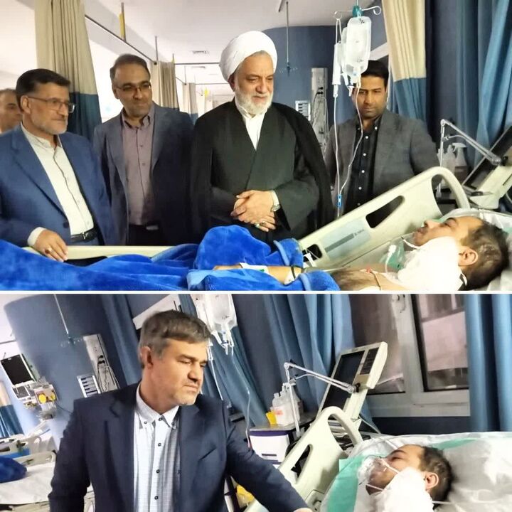 عیادت مقامات قضایی استان از دادستان مضروب رفسنجان