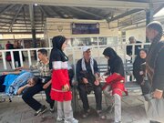 استقرار ۸ تیم عملیاتی «توانا» جمعیت هلال احمر ایلام در پایانه مرزی مهران