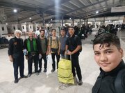 حال و هوای ورود خادمان پیشروی موکب امام رضا(ع) به عراق