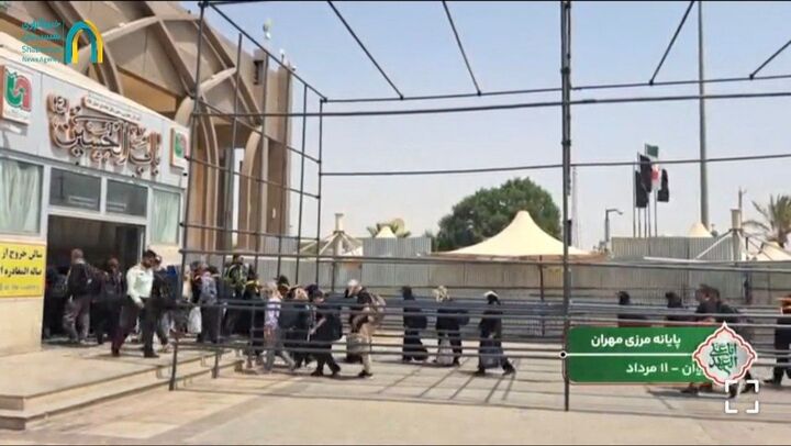 تردد زائران در مرز مهران روان و بدون مشکل