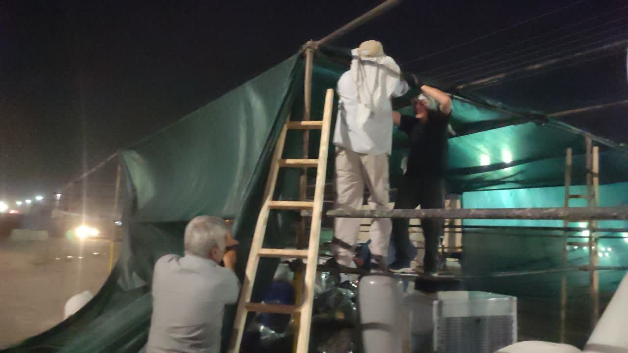 موکب امام رضا(ع) مازندران راوی میدان‌جهاد خدمت در مرز مهران