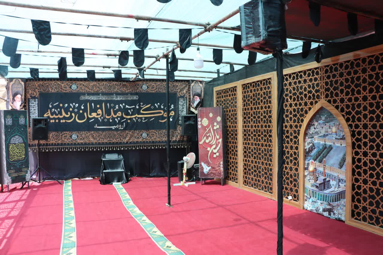 بدرقه زائرین در بین الحرمین تمرچین