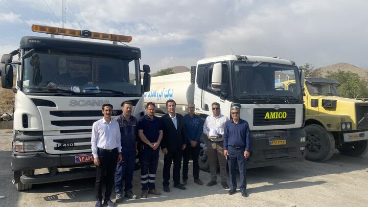 اعزام تعدادی از نیروهای آبفا استان مرکزی به مرز مهران برای خدمت به زائران اربعین