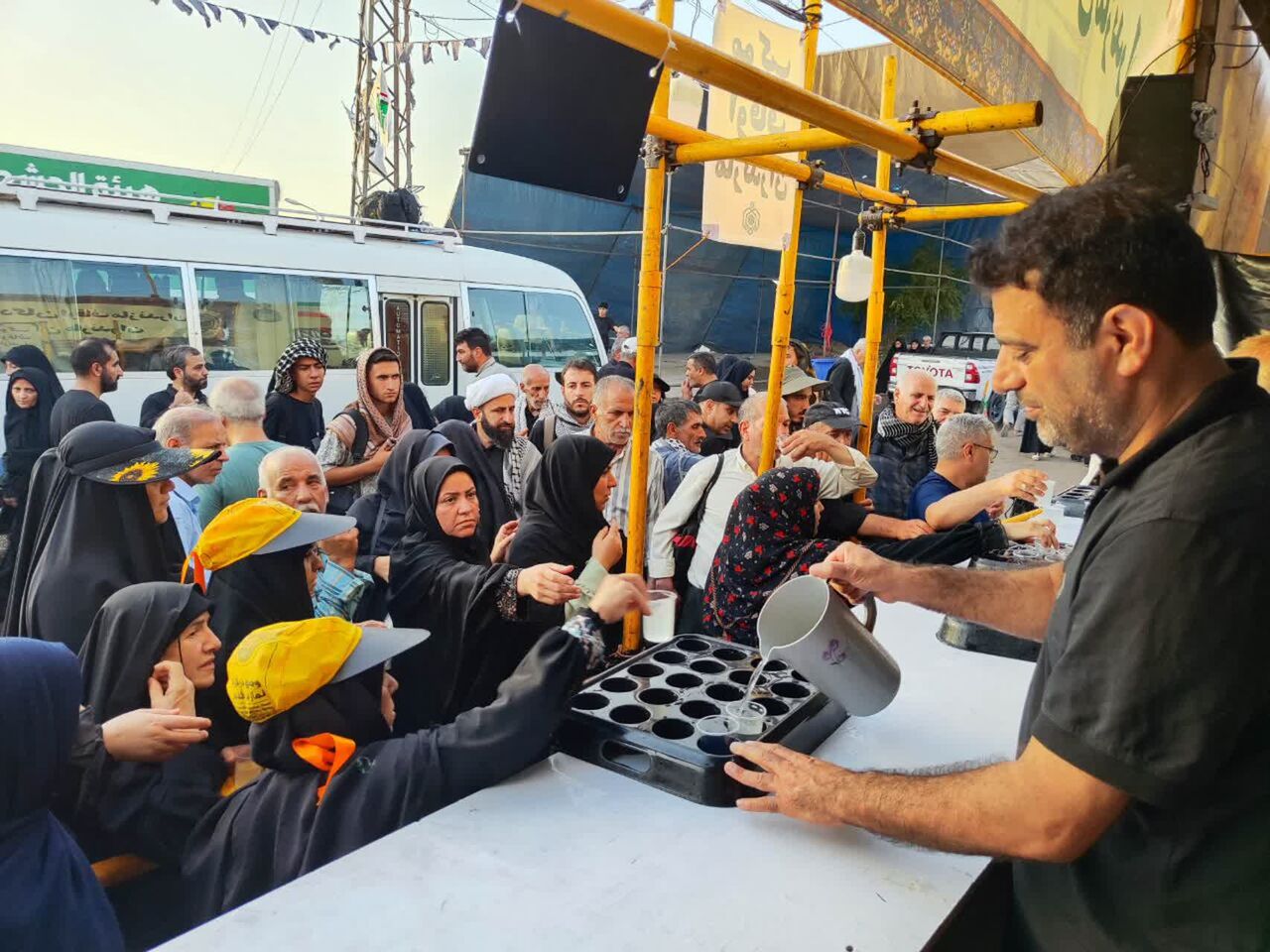 فعالیت موکب اوقاف مازندران در شهر مقدس سامرا