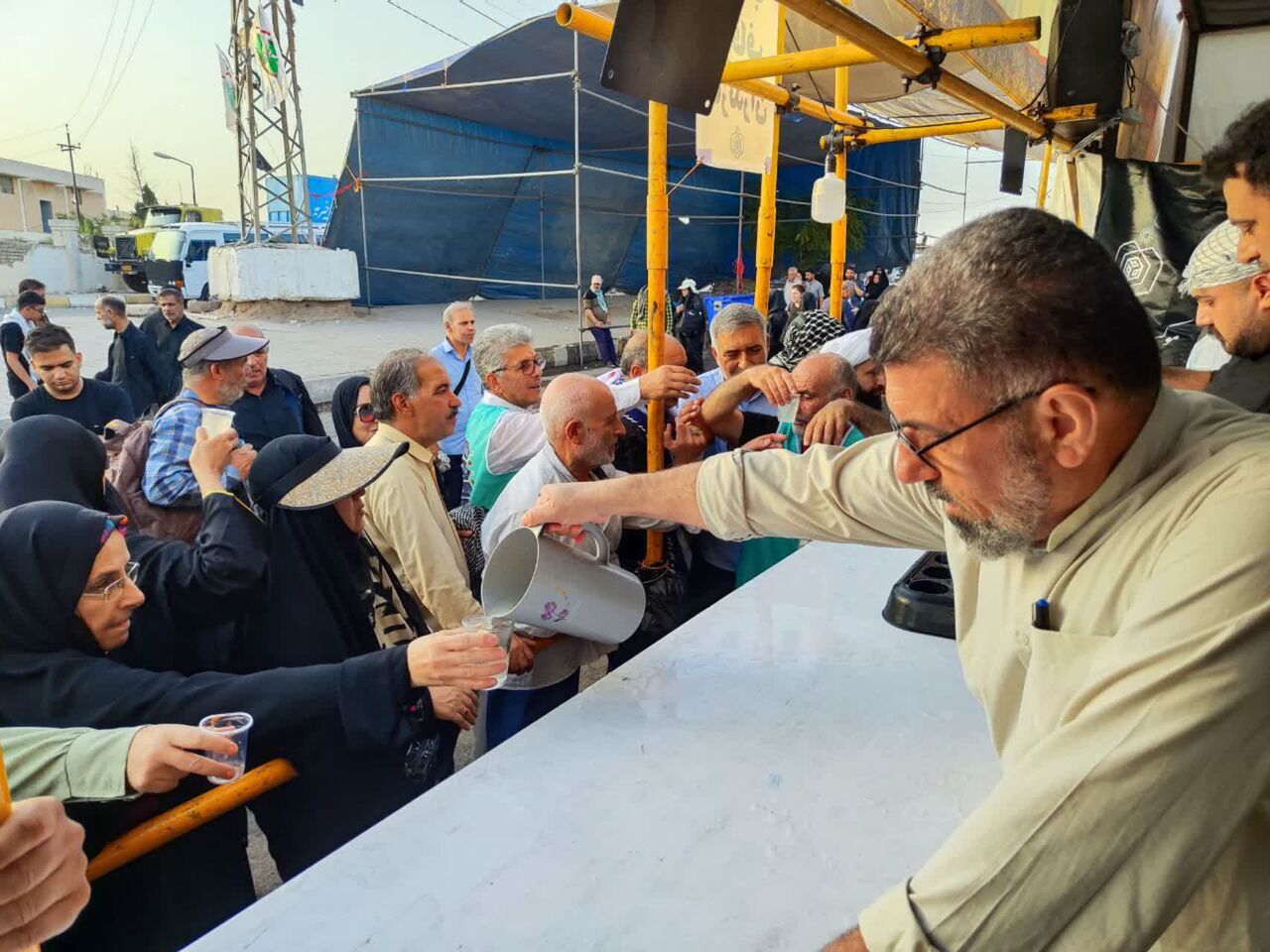 فعالیت موکب اوقاف مازندران در شهر مقدس سامرا