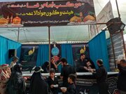 افتتاح برق و روشنایی حسینیه موکب امام رضا(ع) در کاظمین