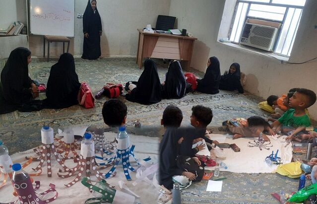 برگزاری طرح تابستانه «مسجد، کانون نشاط» در روستای بنوبندپاسنگ