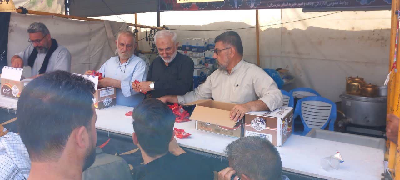 موکب اوقاف مازندران از موکبهای برتر اربعین حسینی در سامراست