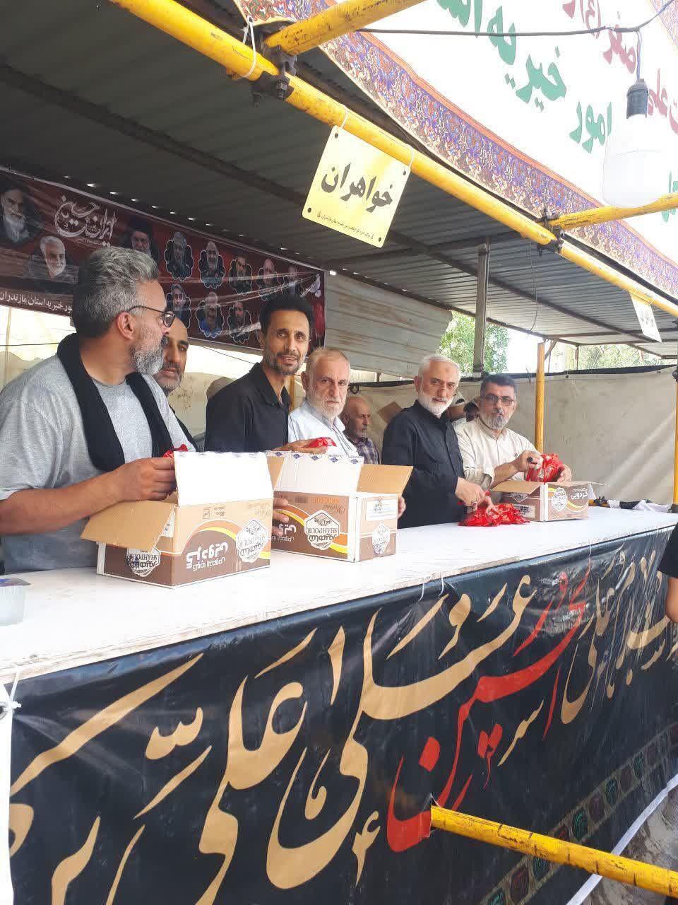 موکب اوقاف مازندران از موکبهای برتر اربعین حسینی در سامراست