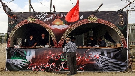 ۲۳ روز خدمت بچه‌های کانون مصباح الهدی به زائران اربعین