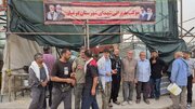 خدمت‌رسانی موکب شهدای درمیان در کاظمین