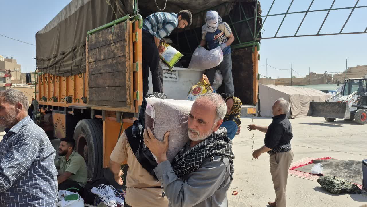 موکب شهدای درمیان؛ نماد وحدت در مسیر اربعین حسینی