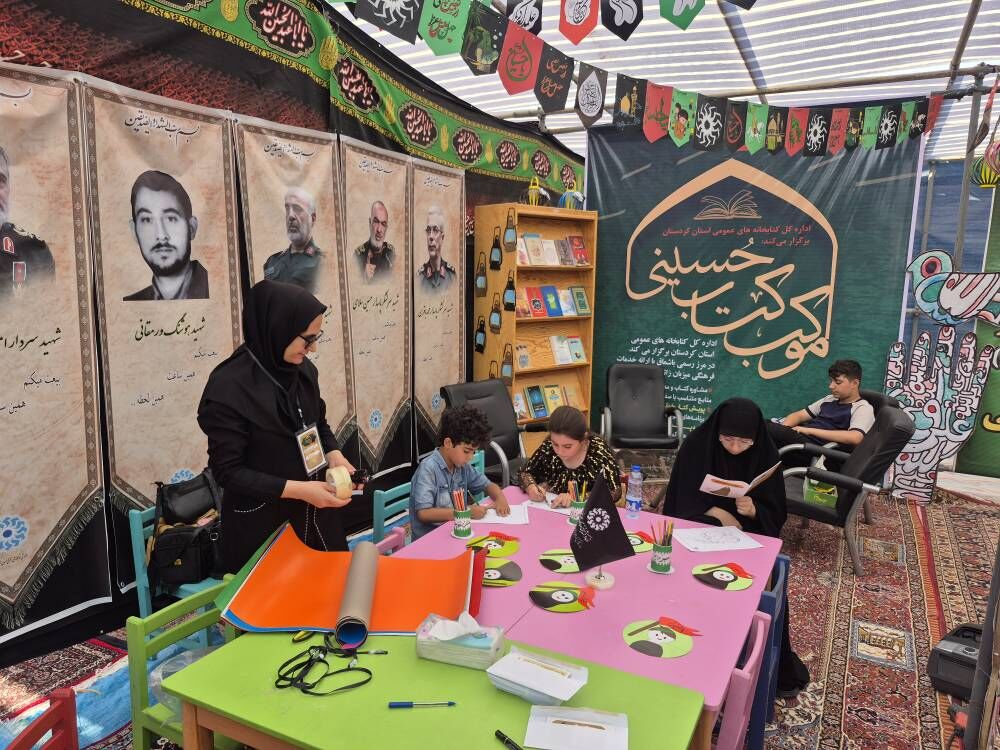 برپایی موکب فرهنگی کتابخانههای عمومی کردستان در مرز باشماق برای سومین سال متوالی