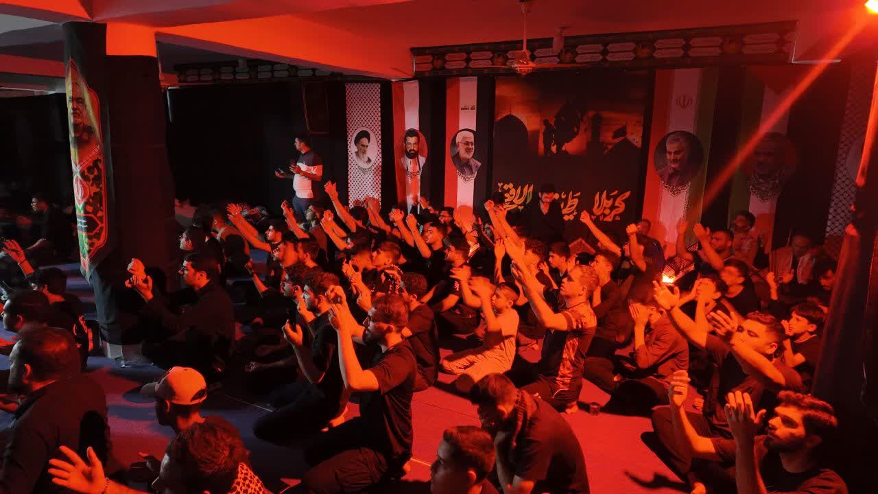 موکب انصارالمقاومه سنگری برای خدمت دانش آموزان به زائران حسینی