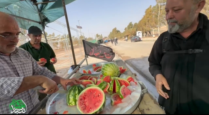 روایتی از عشق حسینی موکب انصار المهدی رودسر در مرز خسروی