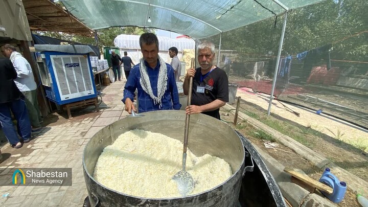 حال و هوای اربعینی بچه‌های مسجد در خانه پدری