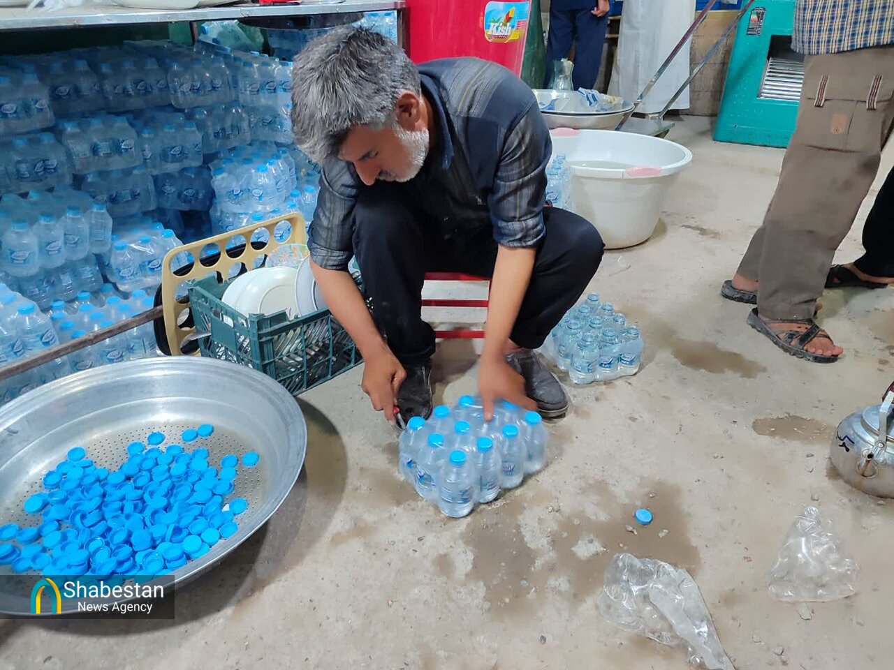 همت و همدلی مردم معصوم‌آباد برای خدمت به زائران اربعین