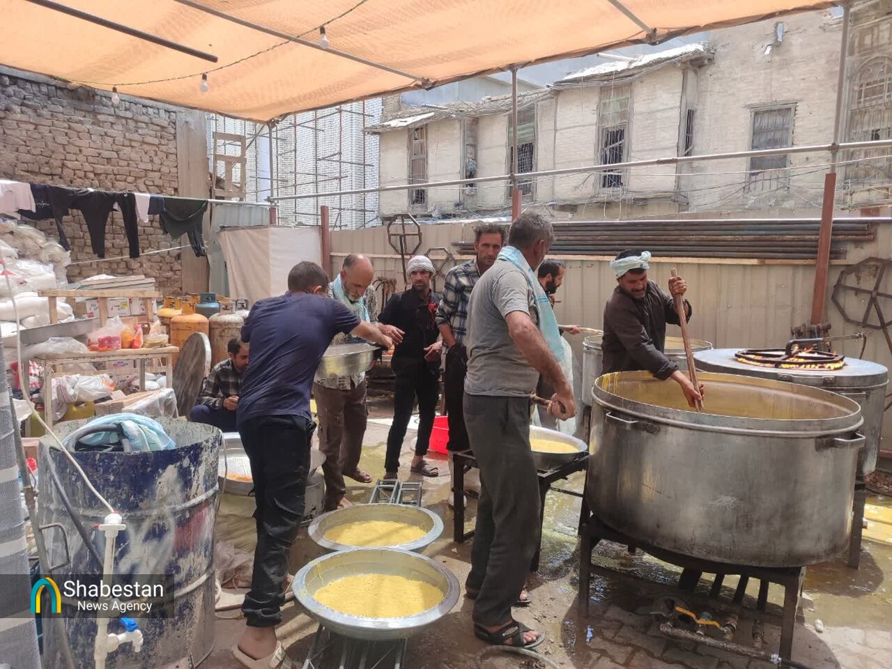 همت و همدلی مردم معصوم‌آباد برای خدمت به زائران اربعین