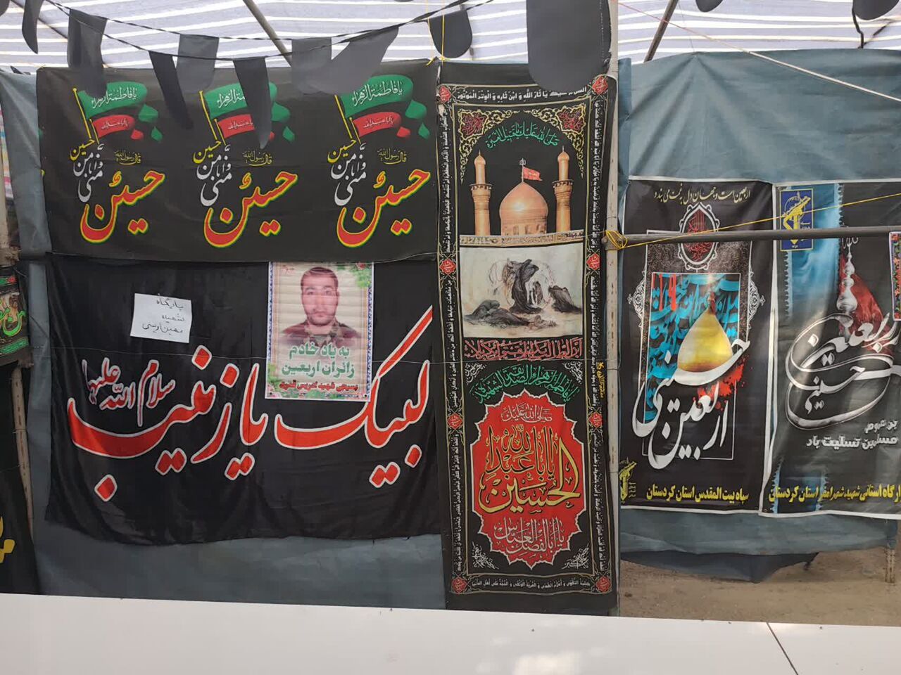 خادمان نوجوان در مرز باشماق؛ خدمتی بی‌وقفه از دل کردستان به زائران حسینی