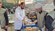 خدمت‌رسانی موکب شهدای درمیان در کاظمین