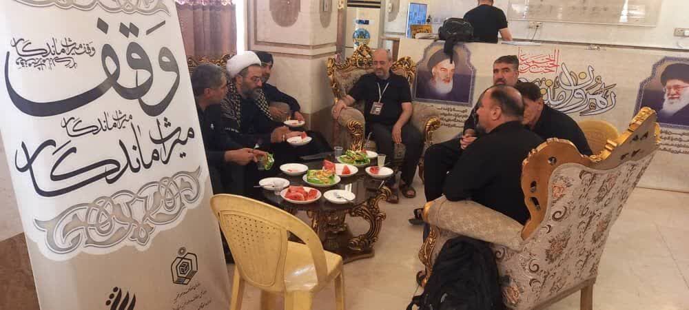 موکب بقاع متبرکه البرز در نجف اشرف میزبان ۴۰۰ زائر اربعین حسینی است