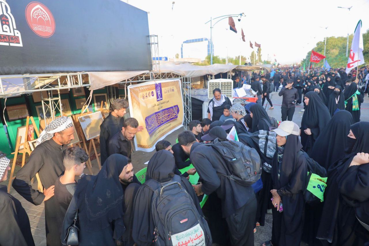 راه اندازی نمایشگاه هنری قرآنی در مسیر زائران اربعین حسینی