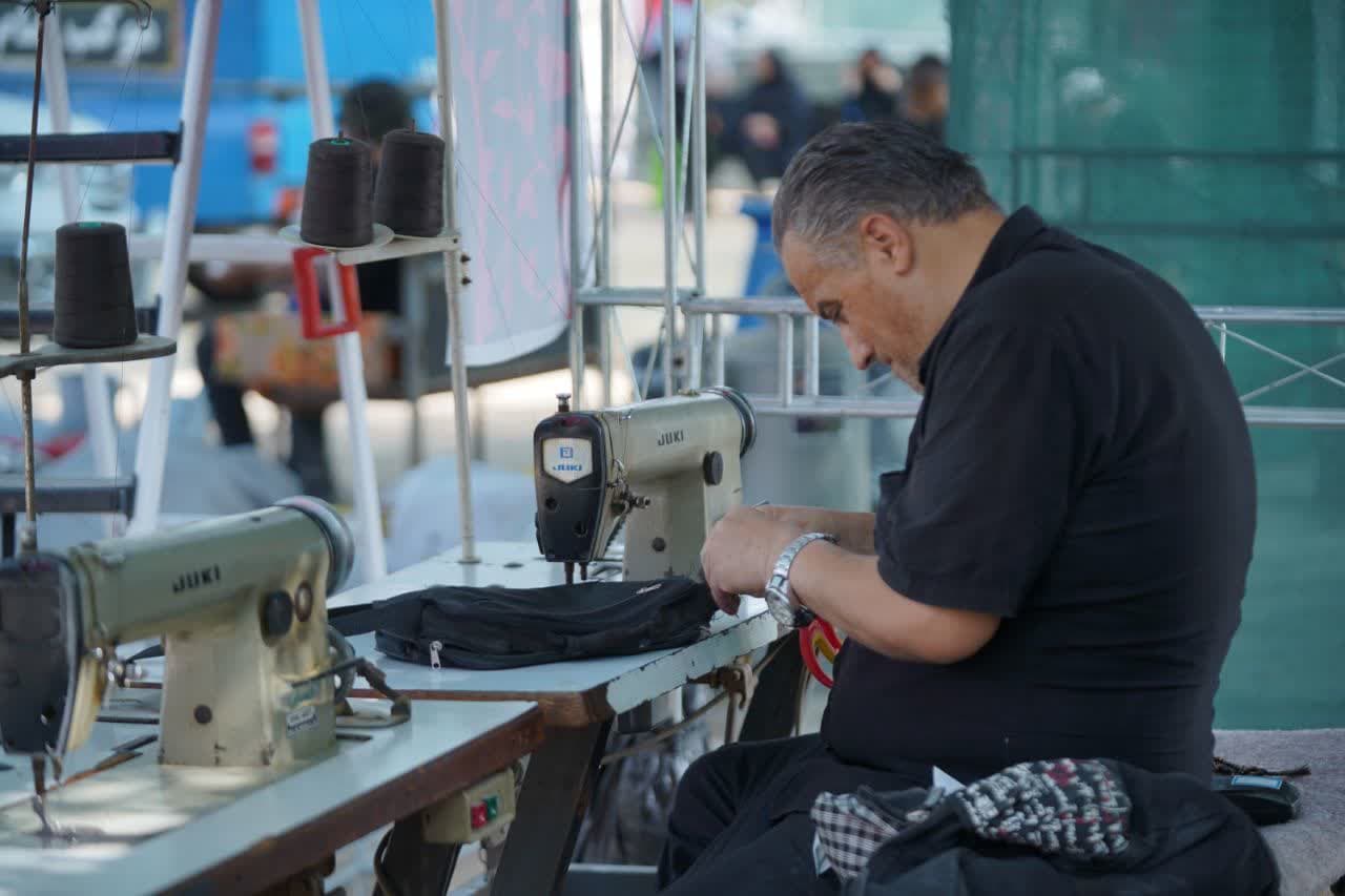 همدلی بچه مسجدی‌ها در طریق العلما؛ ۱۲۰ خادم کانون بقیة‌الله در خدمت روزانه ۵۰ هزار زائر اربعین