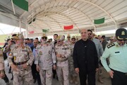 بازدید فرمانده کل انتظامی کشور از مرز بین‌المللی خسروی