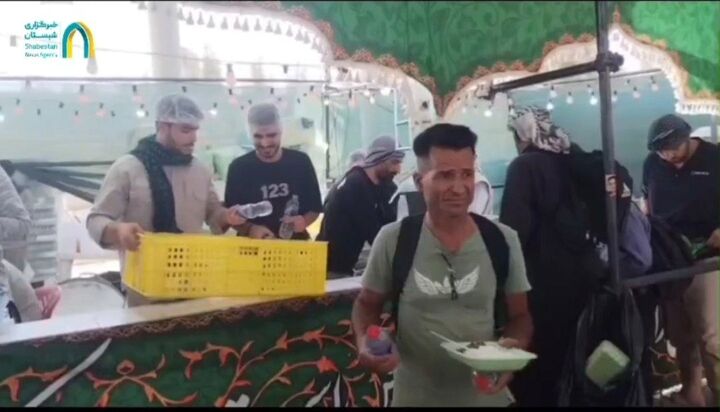 موکبی از جنس امام رضا(ع) در مرز مهران