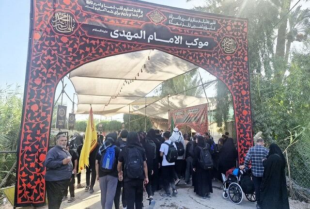 همدلی بچه مسجدی‌ها در طریق العلما؛میزبانی روزانه کانون بقیة‌الله(عج) از ۵۰ هزار زائر